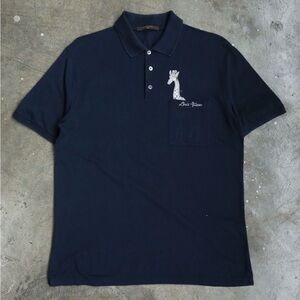 Louis Vuitton Navy Blue Polo Shirt